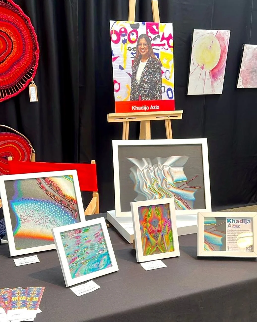 My digital art embroideries are part of @harbourfrontcentre&rsquo;s Craft &amp; Design Studio Marketplace this weekend. I&rsquo;m not in the country so @traceymae_chambers is generously helping me participate. Check out beautiful handmade fine craft 