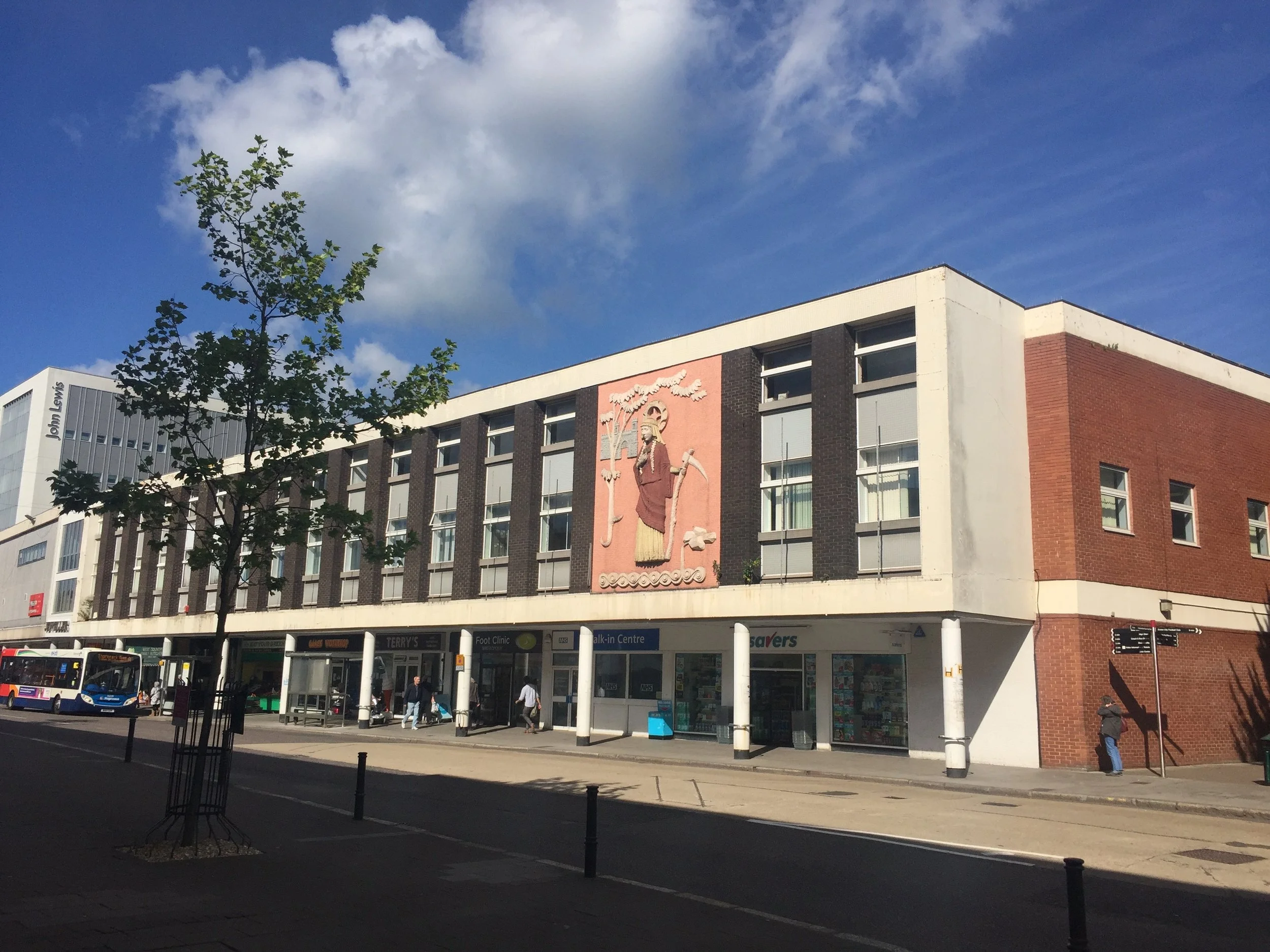 Sidwell street. Building containing TOPOS.