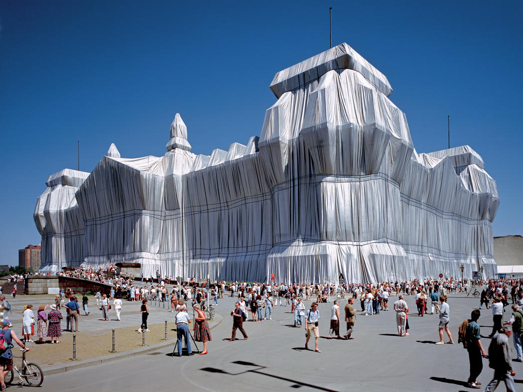 Wrapped Reichstag, Berlin, 1971-95 