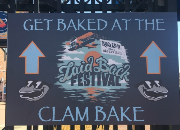 2015 Laid Back Festival at Jones Beach Theater hosted a clam bake