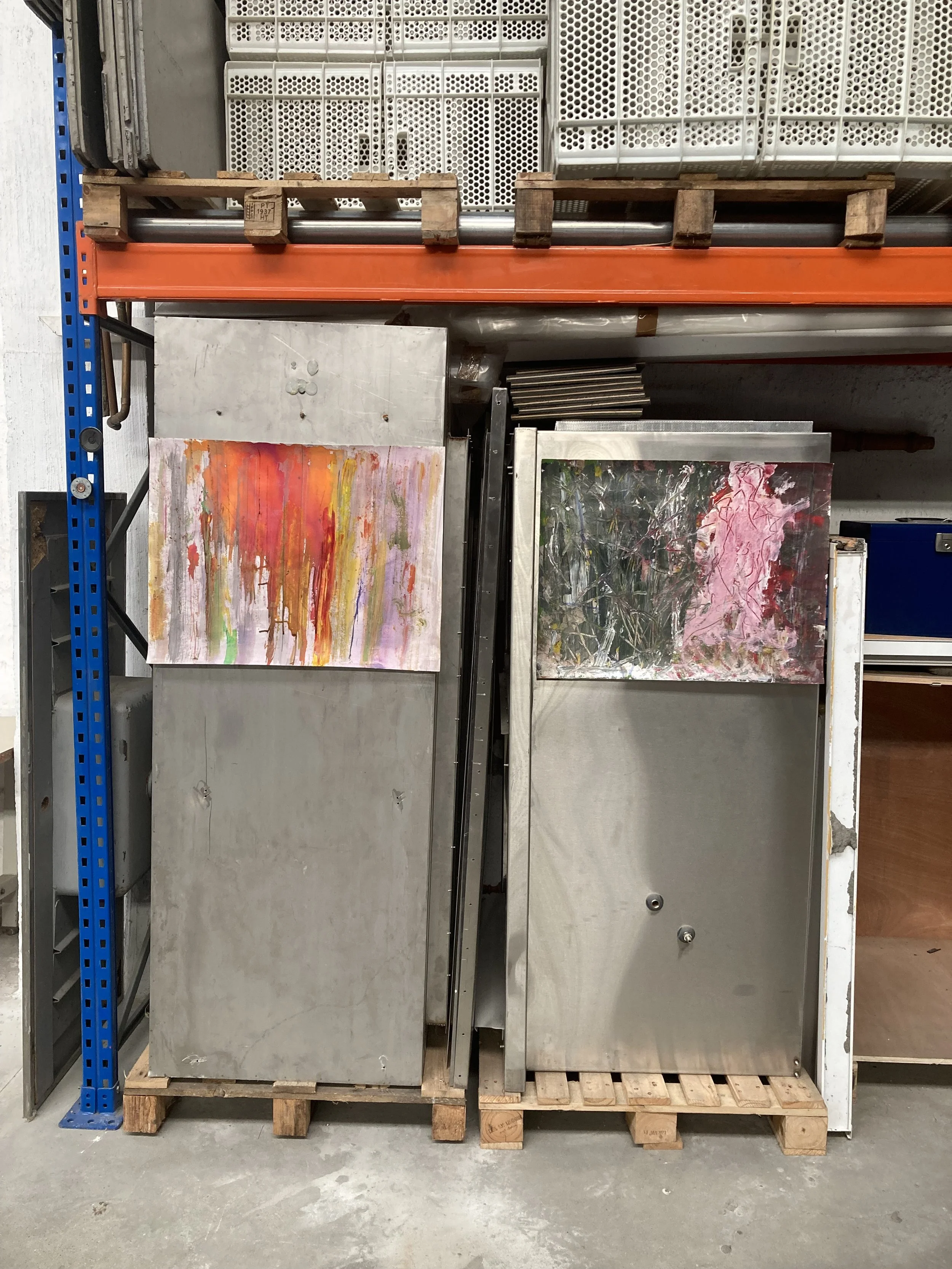 Almacen Sep 2025 , 2 Paintings,