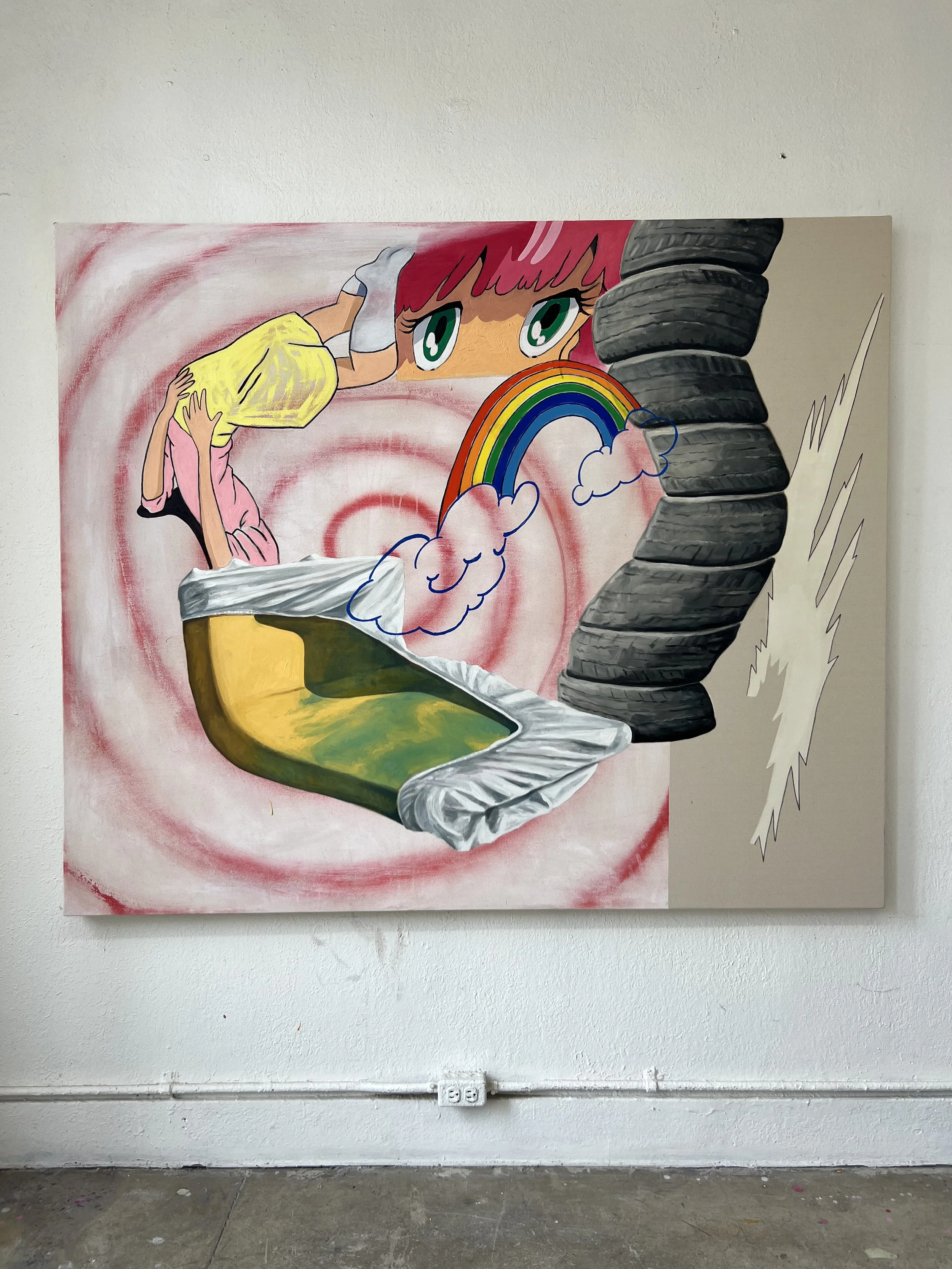 %22over the rainbow%22 60x72in Oil and acrylic on canvas.jpg