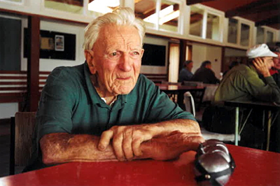 Colin Priestley, caretaker at the Club until 2005