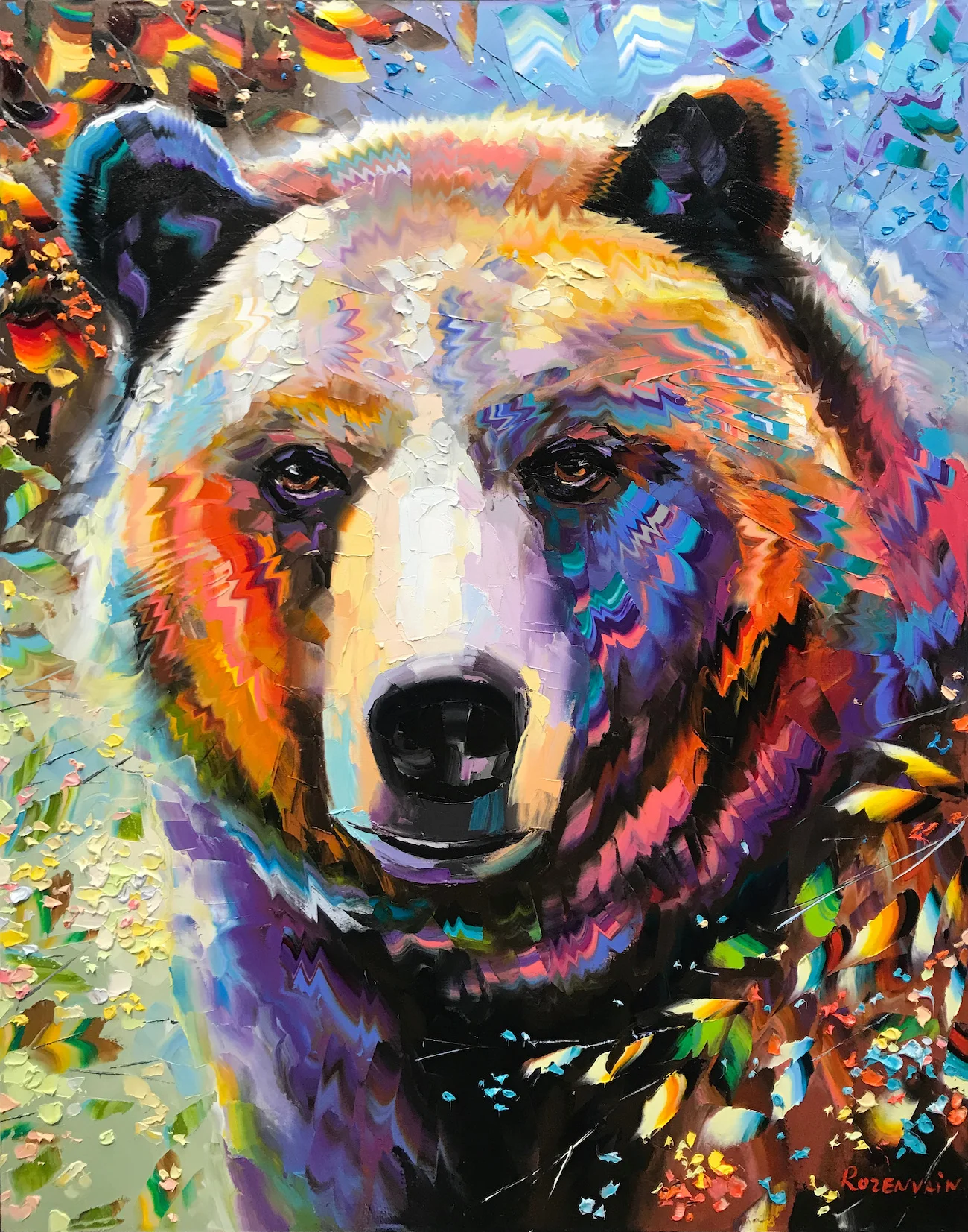 “Gentle Friend” Size: 48” x 36” Original oil on canvas