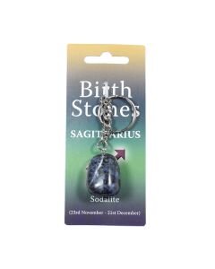SAGITTARIUS Birthstone Keyring (Sodalite)