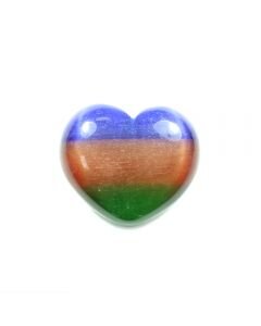 Cat Eye Glass Heart (4 cm)