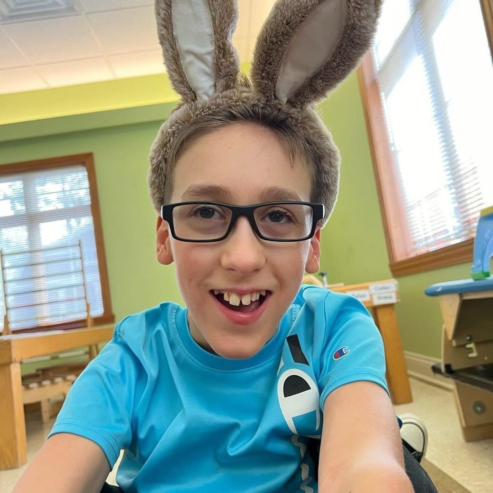 First picture is Mikey at the Jackson Center.
Mikey has been attending the Jackson center since 2018. He started with just going for summer camp, and we saw how amazing they were with helping gain independence so we decided to continue year round. 
S