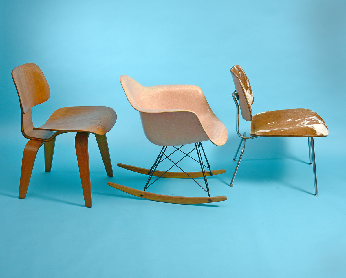 Click here for Charles and Ray Eames DCW, LCM, Rocker