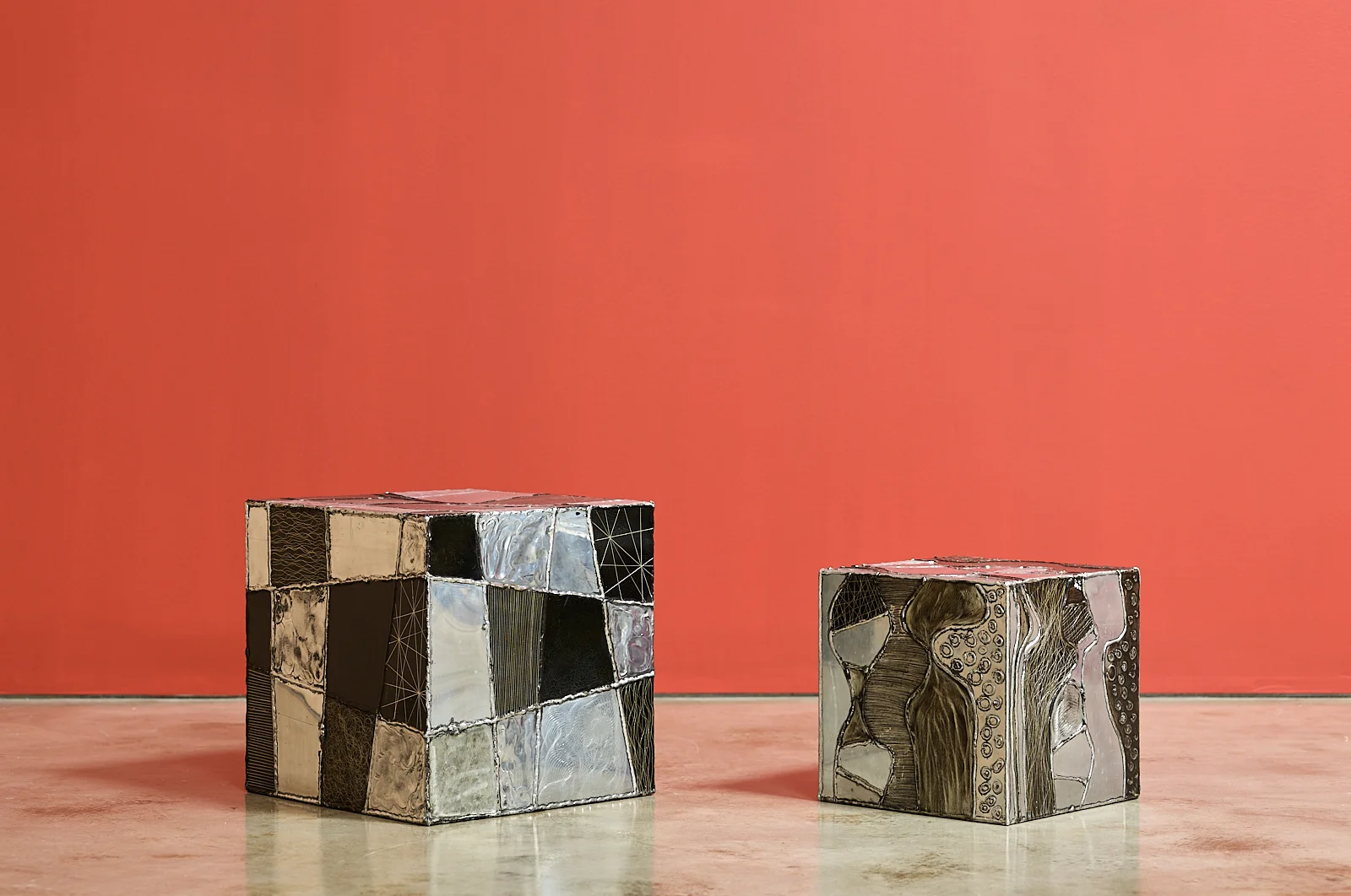 Click here for the 1970s Paul Evans Argente Cubes