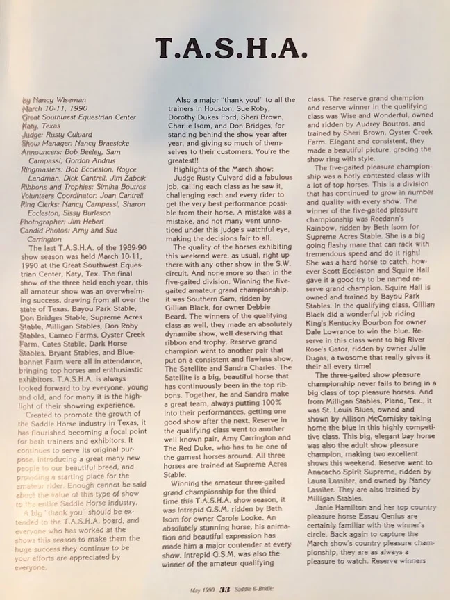 S&B MAY 1990