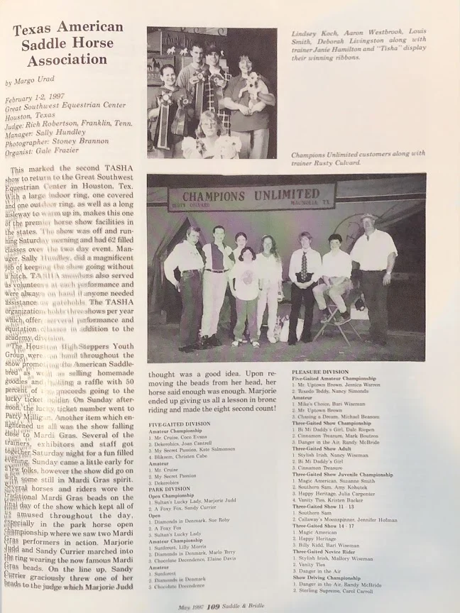 S&B MAY 1997