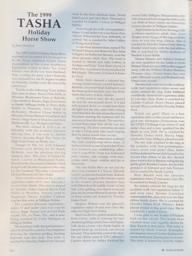 S&B JAN 2000