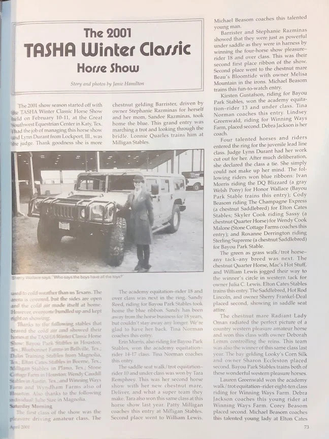 S&B APR 2001