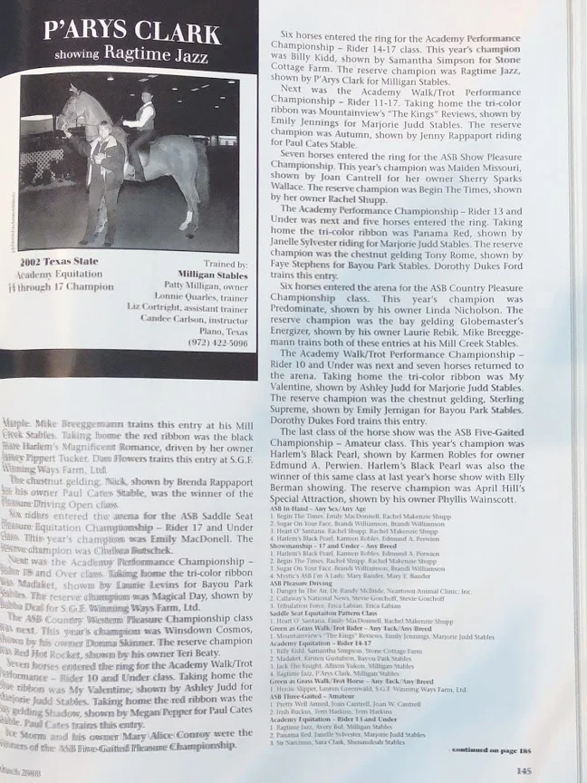 S&B MAR 2003