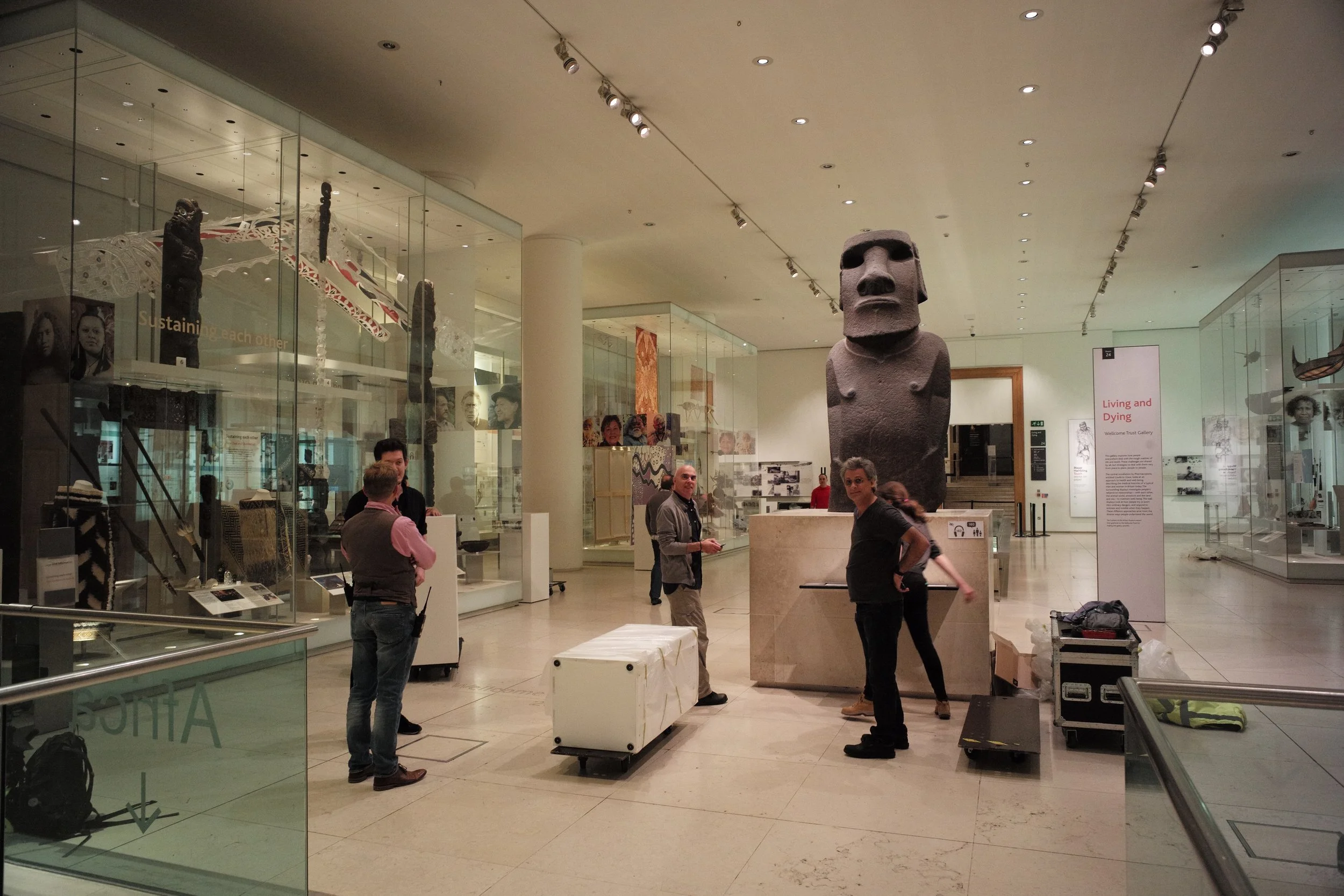 Installation at The British Museum, Meyer Sound and Autograph tech support