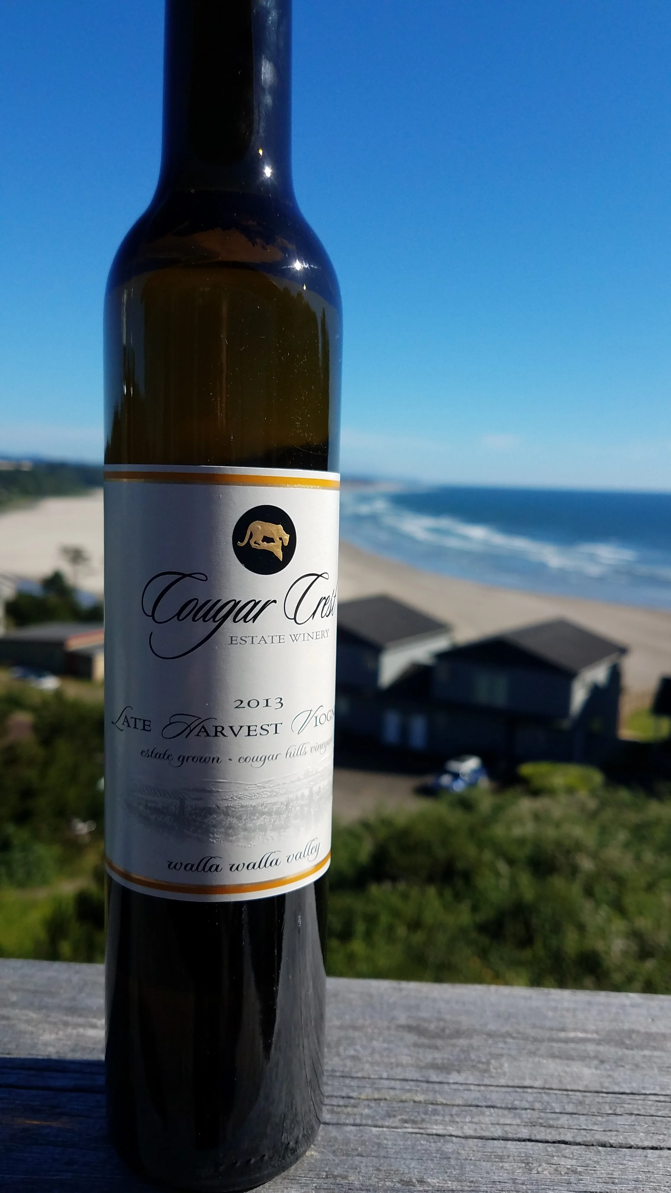 Late Harvest Viognier Cougar Crest Style