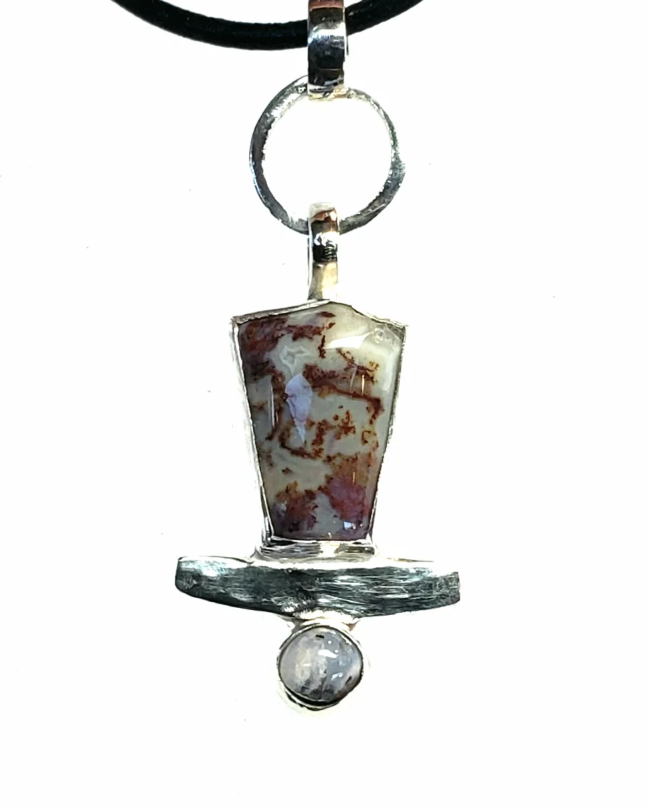 Red Moss Agate and Rhyolite 