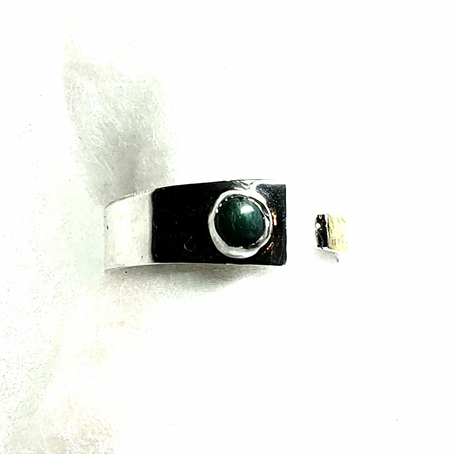 Green Petrified Wood and Keum Boo