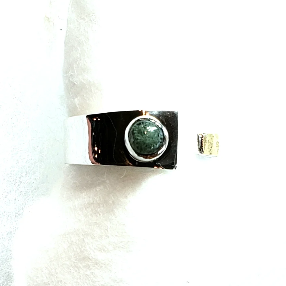 Moss Agate and Keum Boo