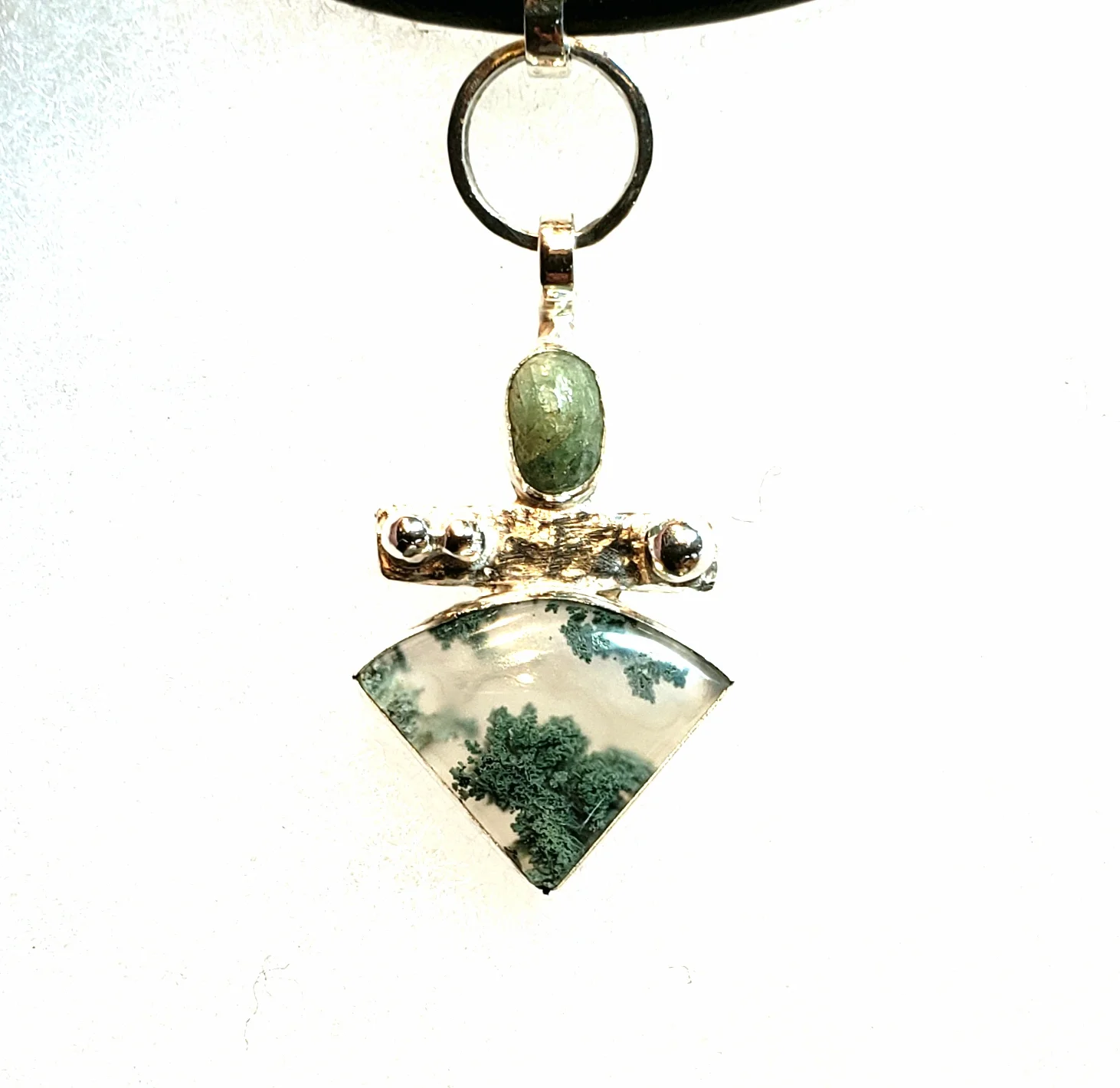 Emerald and Moss Agate