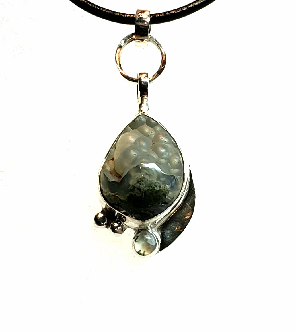 Botryoidal Moss Agate