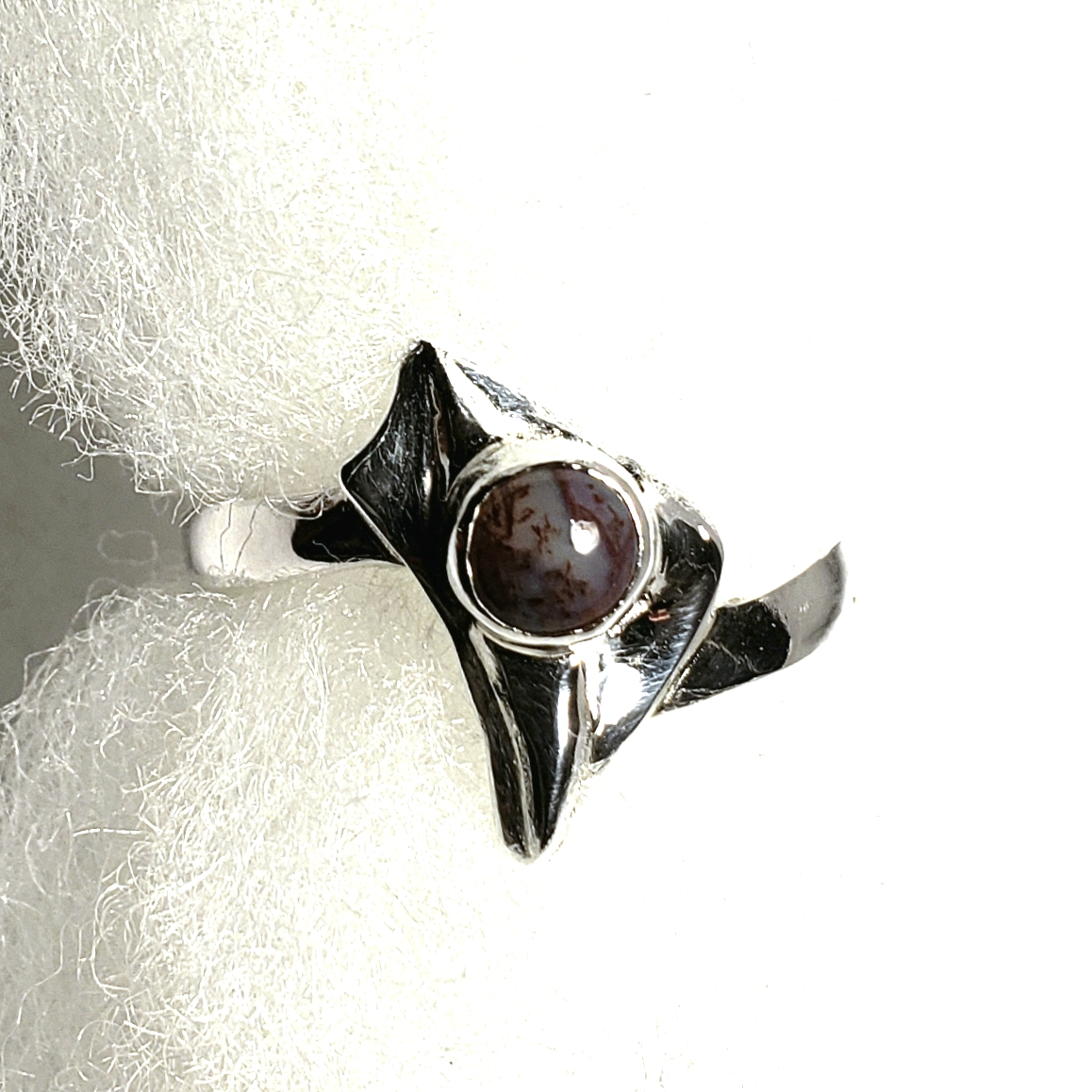 Red Moss Agate Blaze