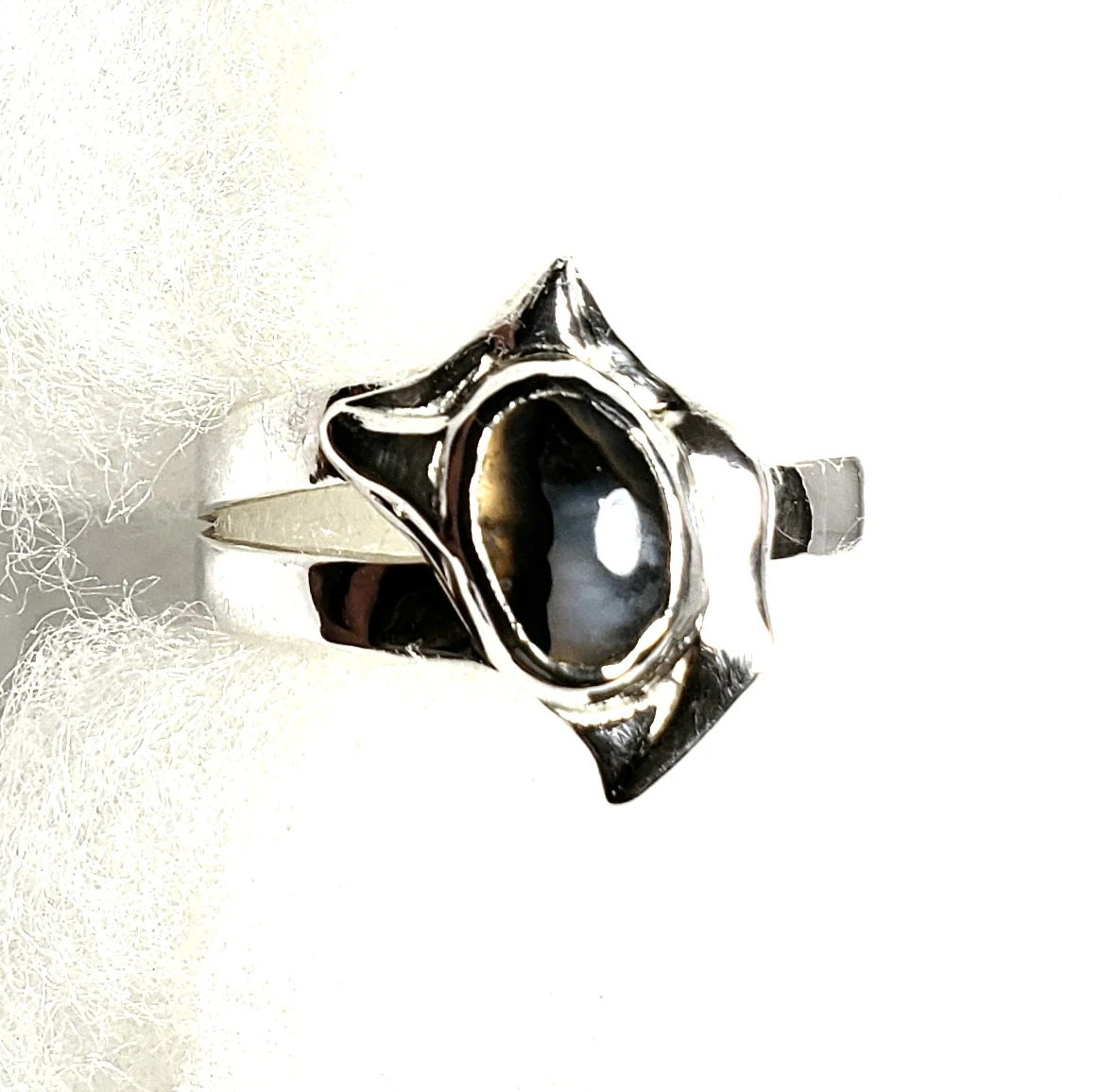 Druzy Thunder Cave Ring