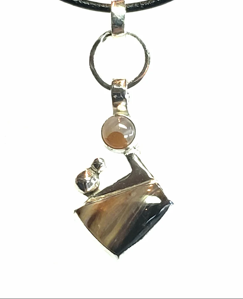 Thunder and Petrified Wood Cairn