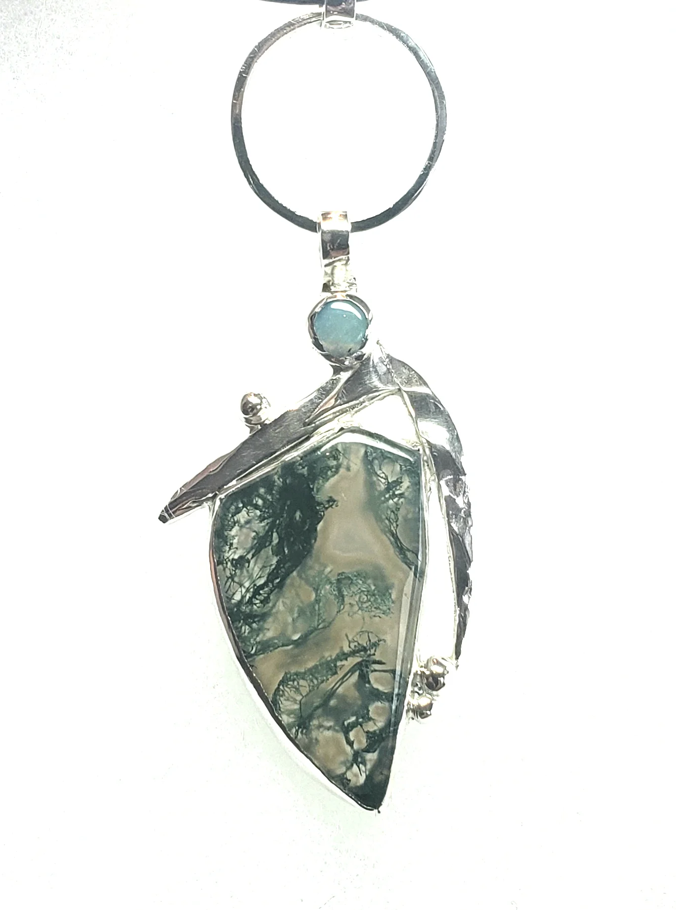 Moss Agate and Crystal Opal