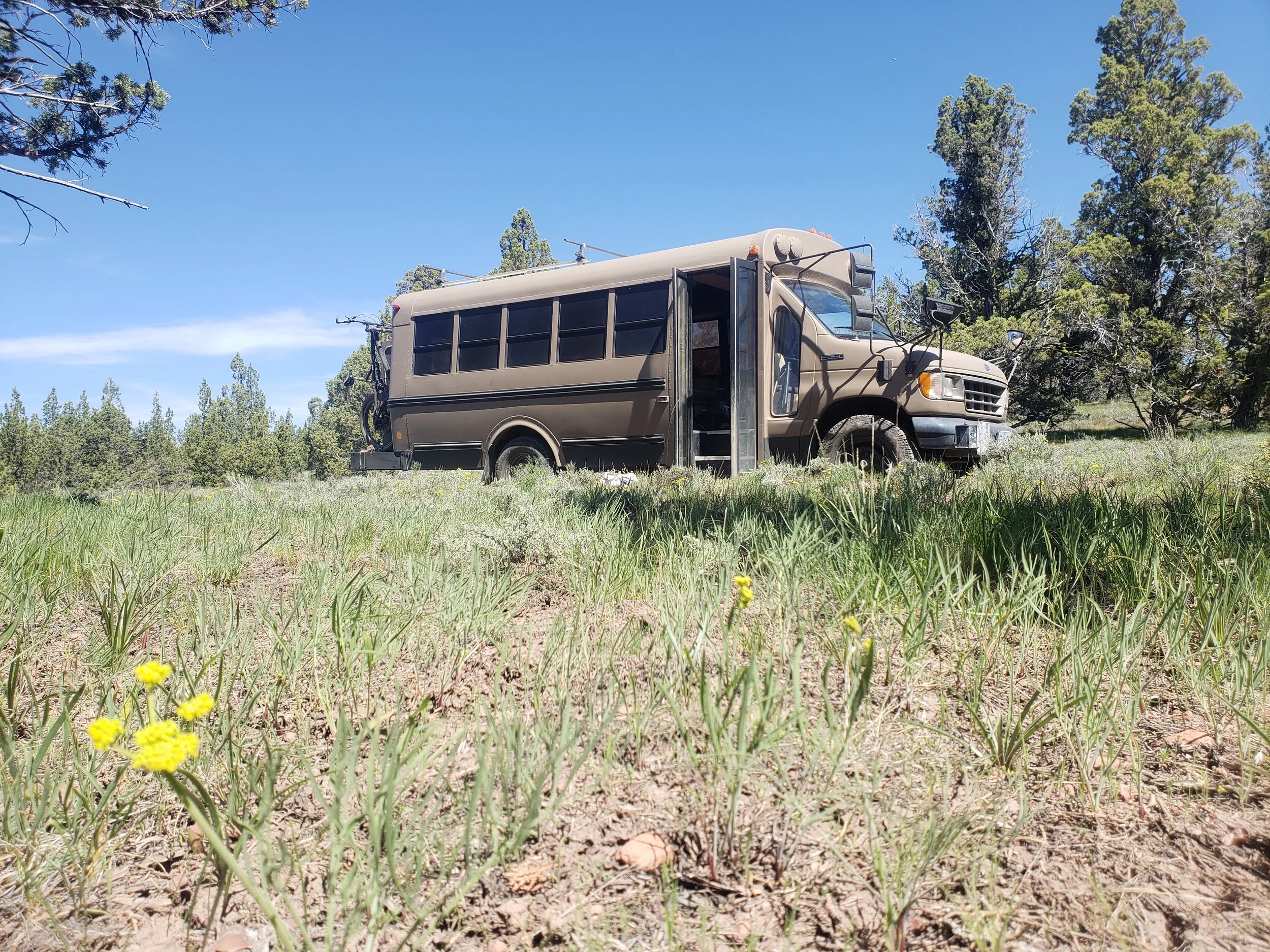 The trusty Rock-mobile in its natural habitat.