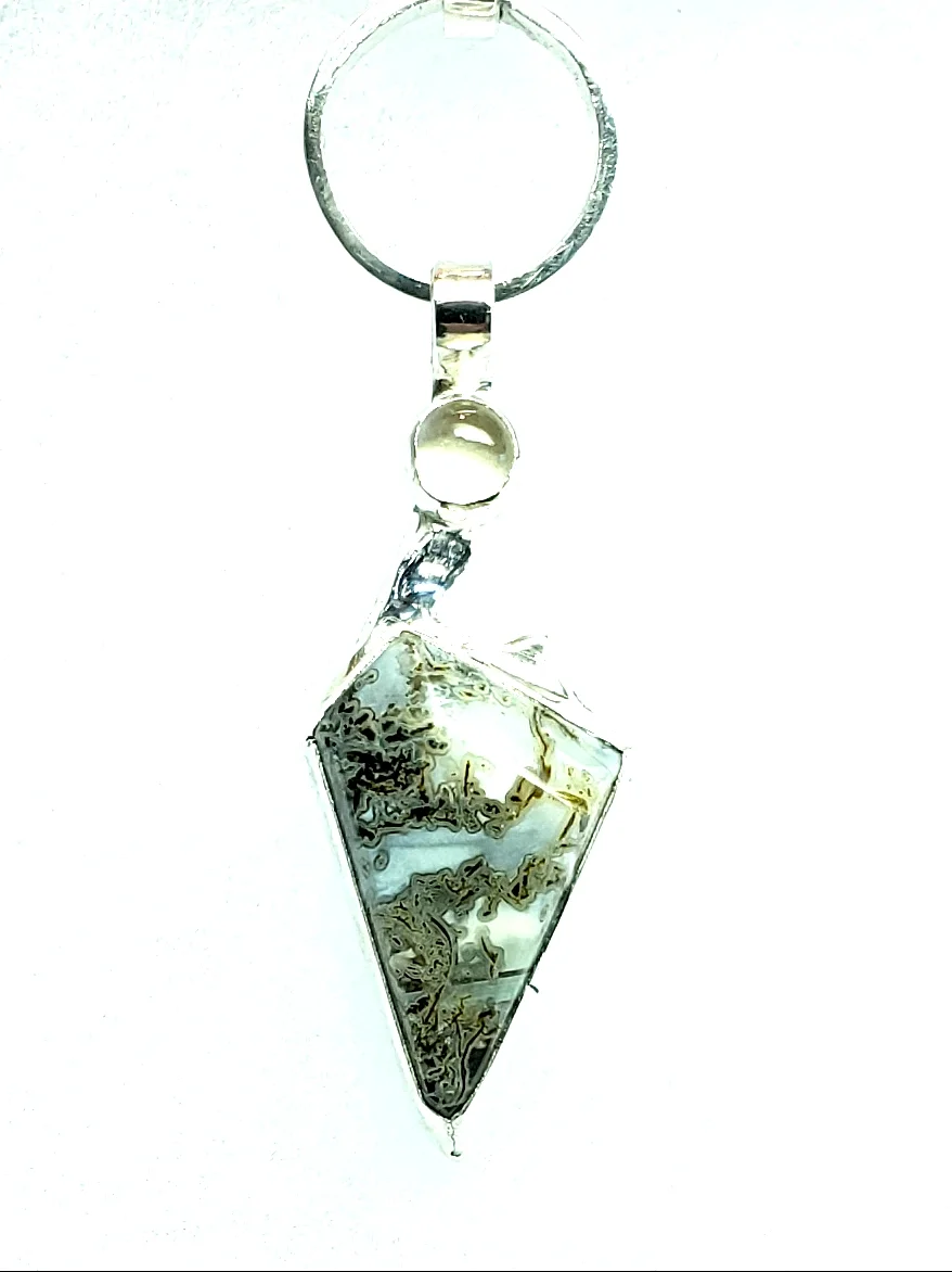 Sunstone and Moss Agate