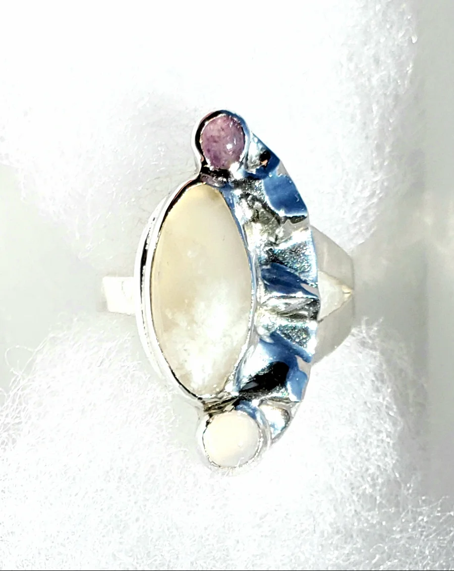 Angel, Holley, and Amethyst Ring