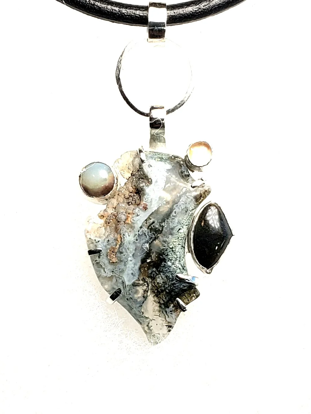 Moss Agate, Marcasite, Opal and Sunstone