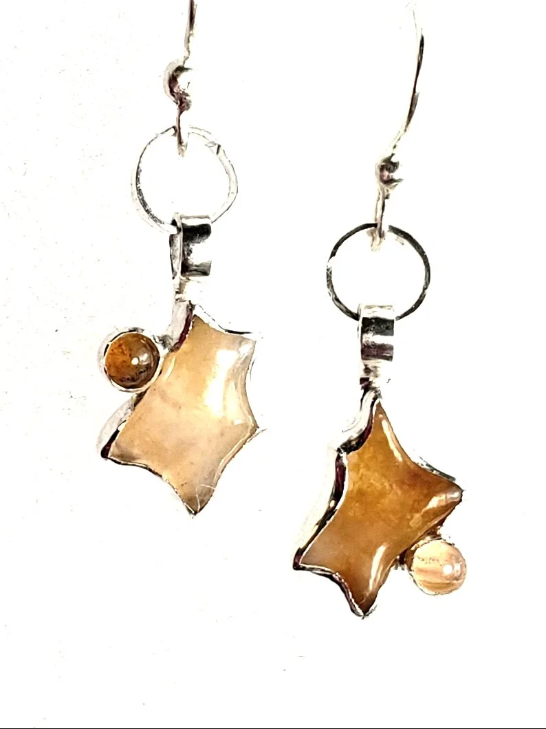 Sunshine Agate Dangles