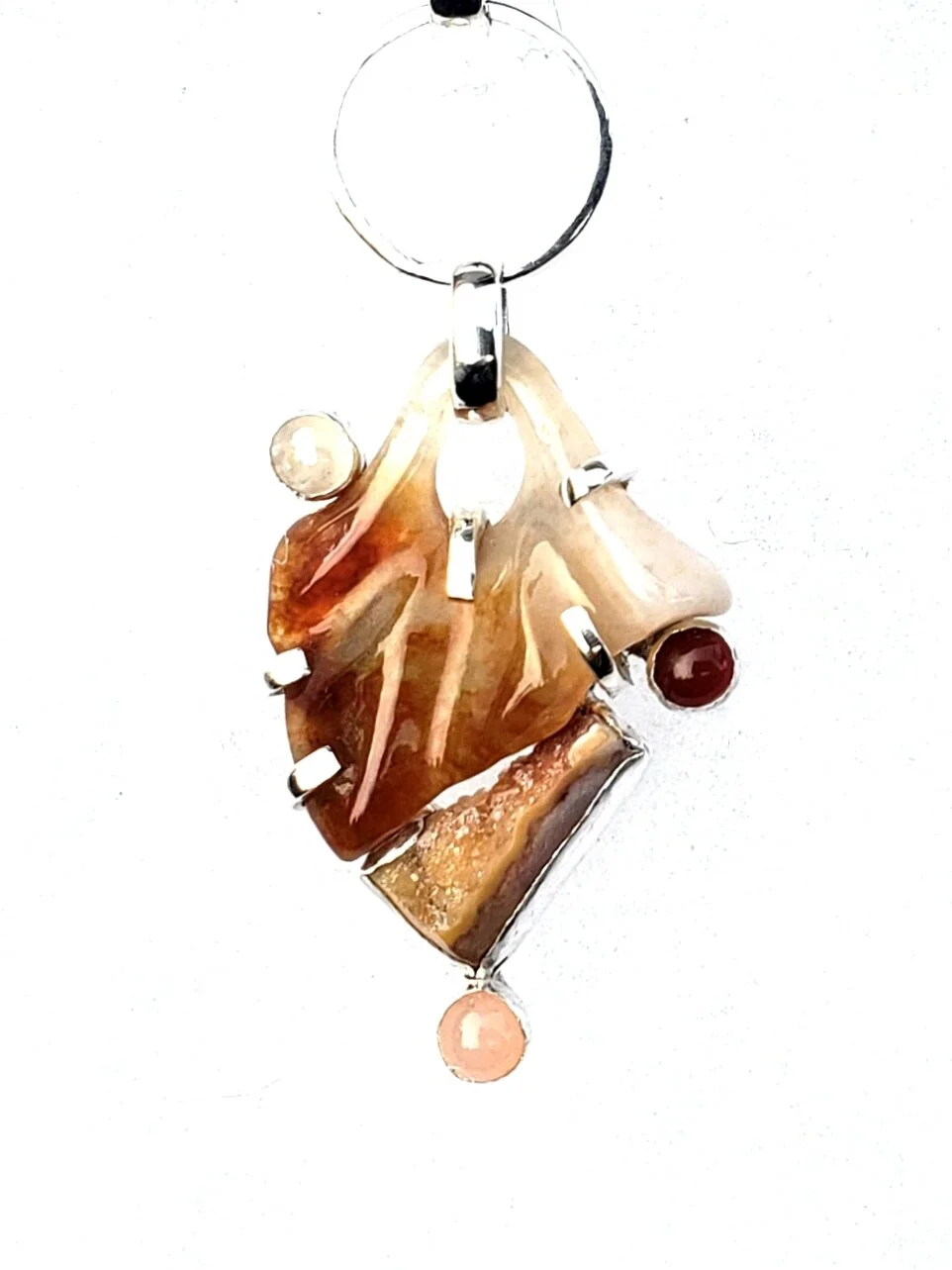 Carnelian Fire on Druzy Mountain