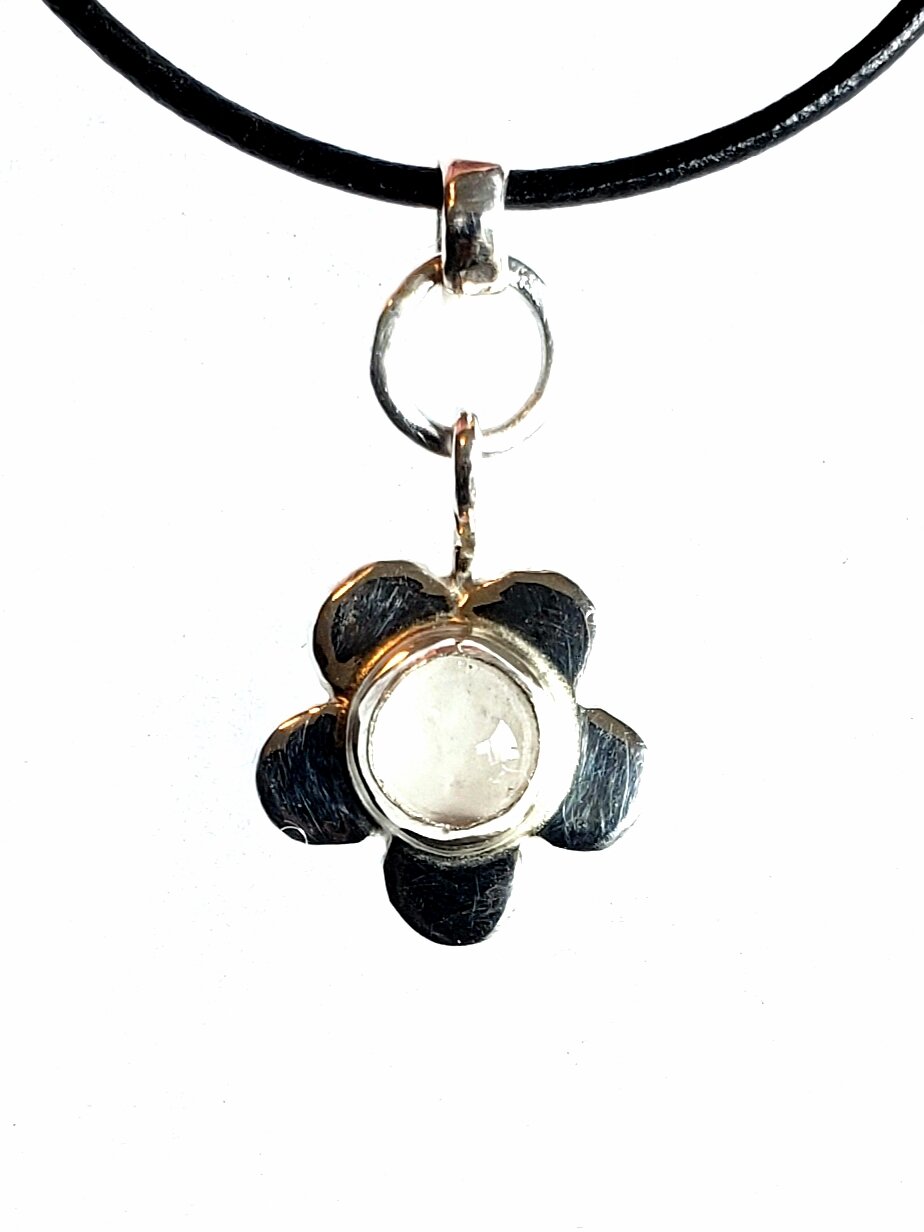 Sun(stone)Flower Pendant 