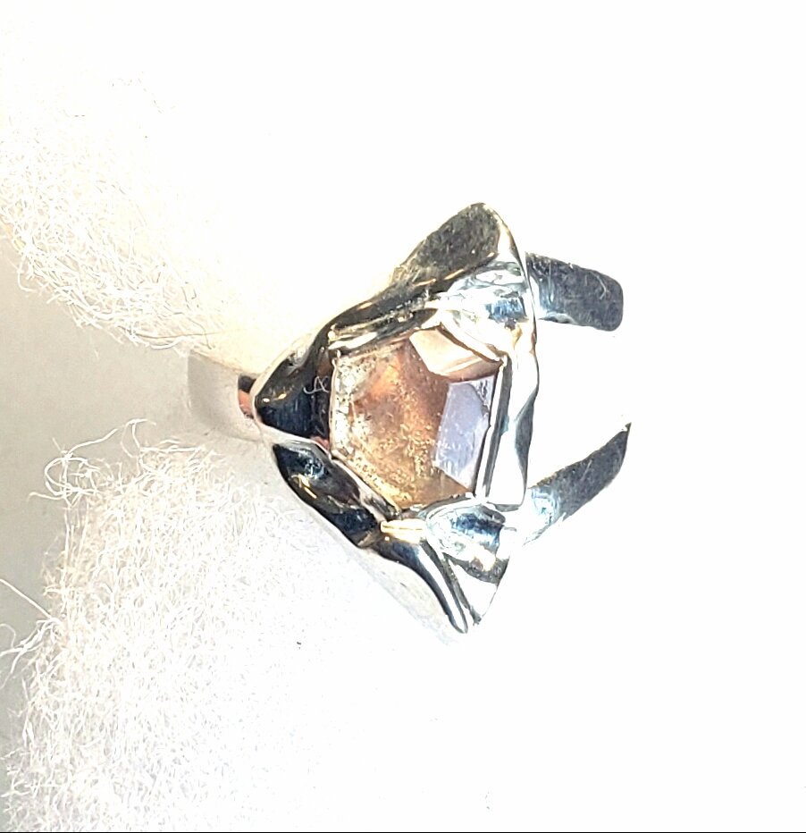 Sunstone Flare Ring