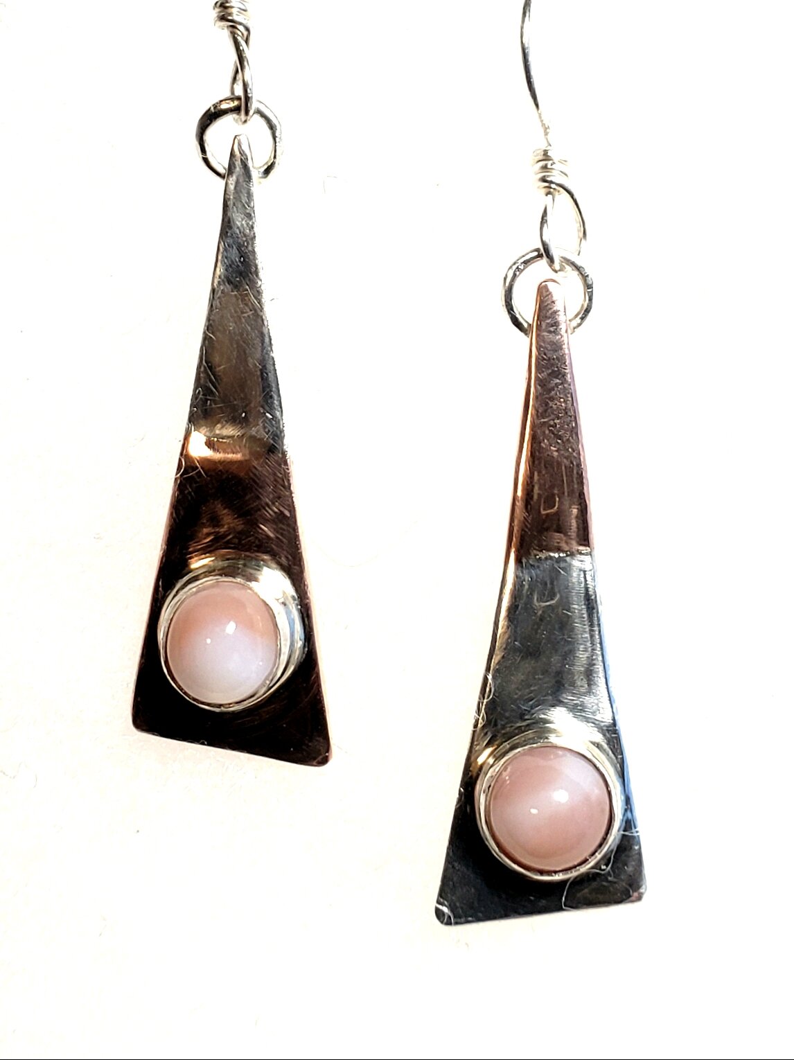 Pink Chalcedony Terrane Earrings