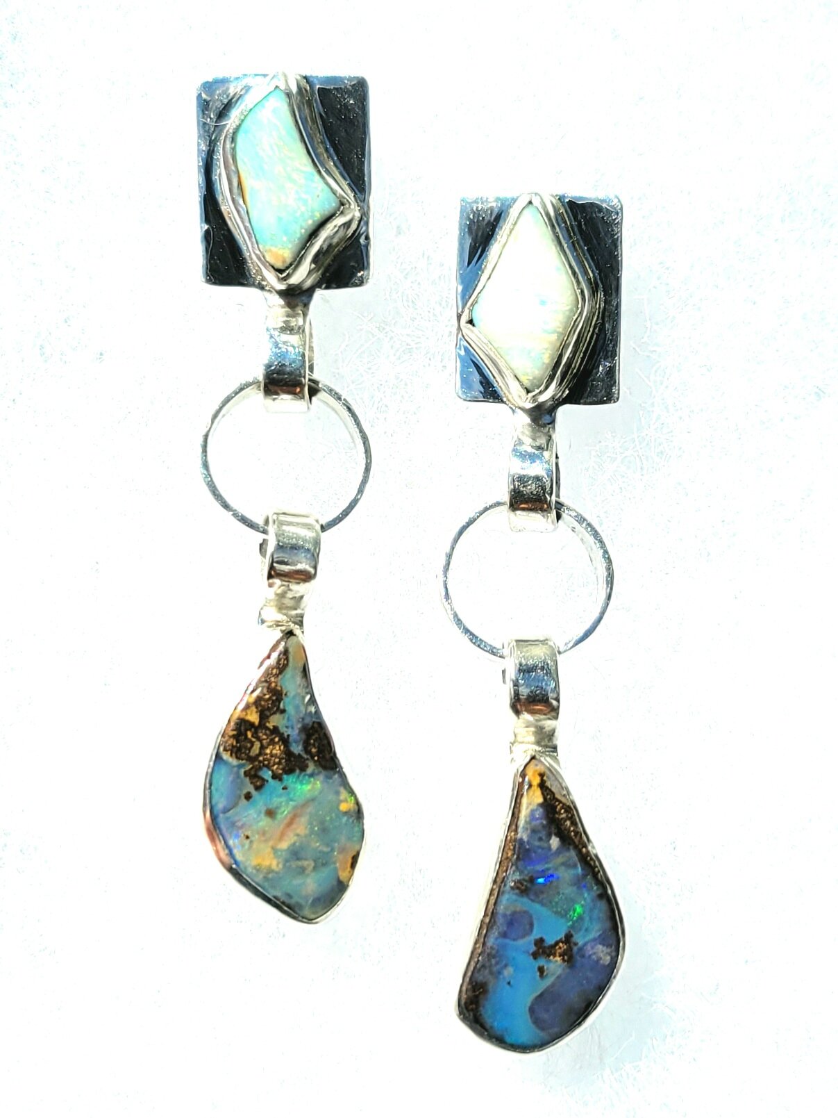Boulder Opal Earring Dangles