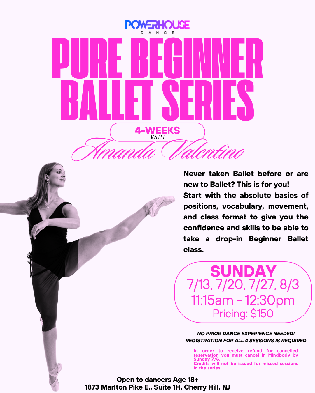 Pure Beginner Ballet: 4-Week Series with Amanda Valentino