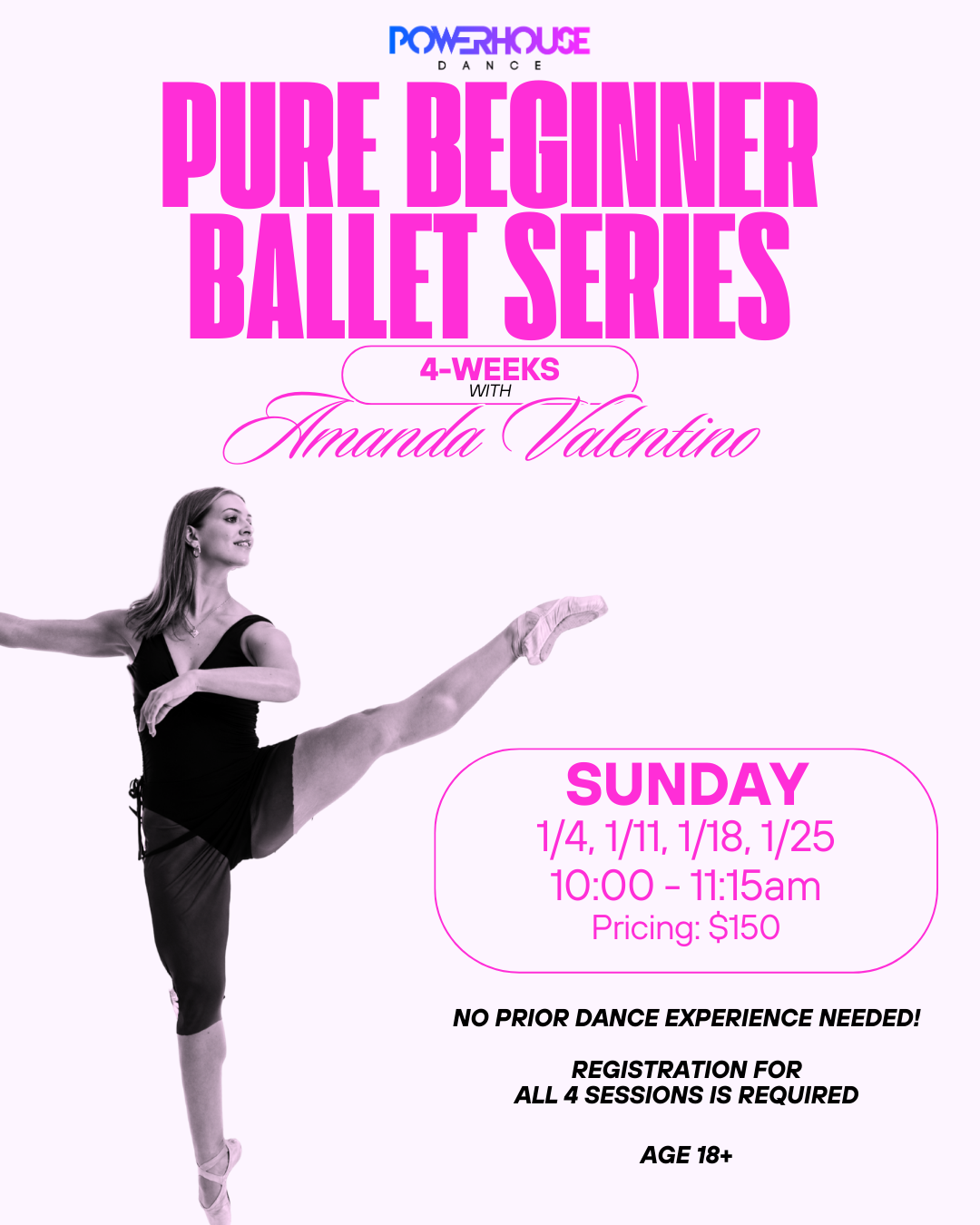 Pure Beginner Ballet Series with Amanda Valentino