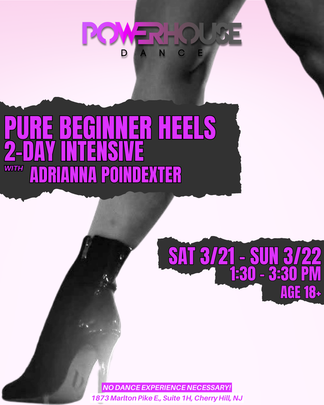 Pure Beginner Heels 2-Day Intensive with Adrianna Poindexter