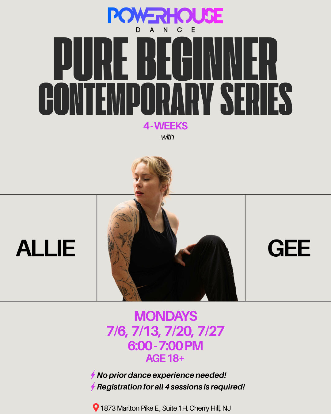 Pure Beginner Contemporary: 4-Week Series with Allie Gee