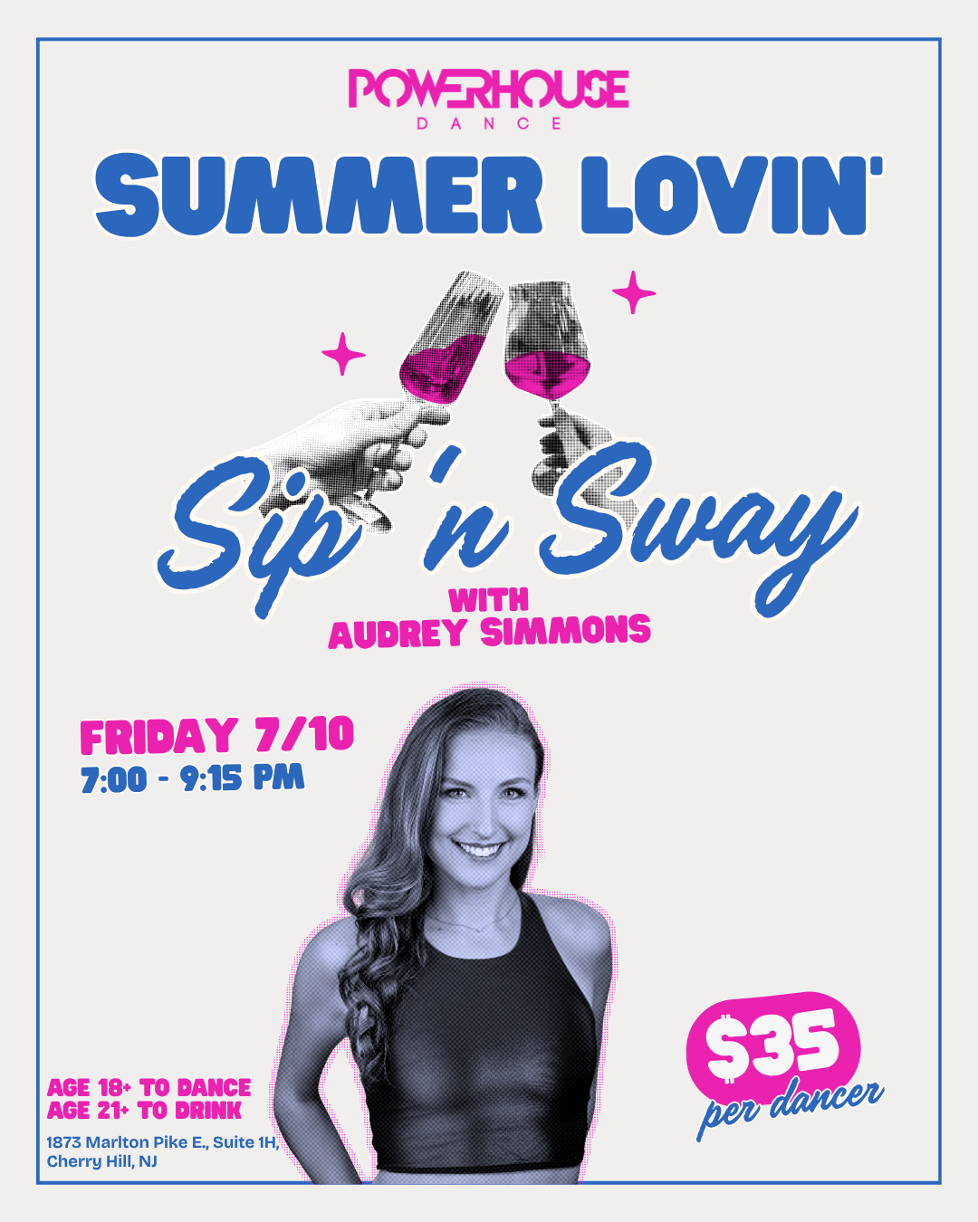 Summer Sip 'N Sway! All Levels Partnering Workshop & Mixer with Audrey Simmons