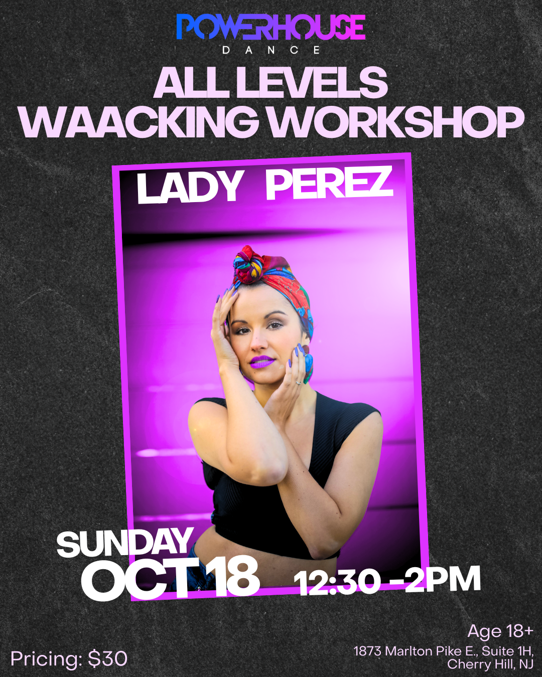 All Levels Waacking Workshop with Lady Perez