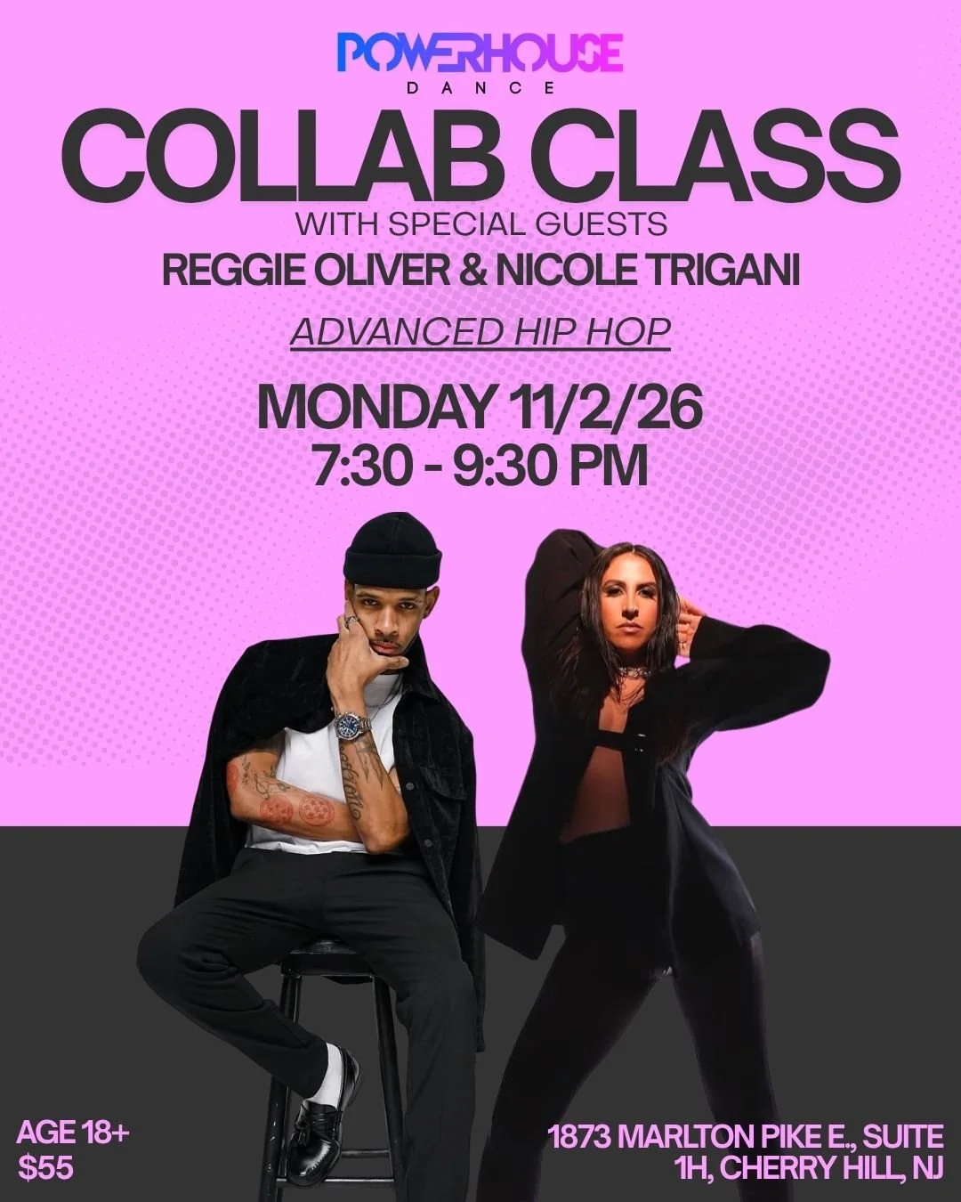 Collab Class: Advanced Hip Hop with Reggie Oliver and Nicole Trigani