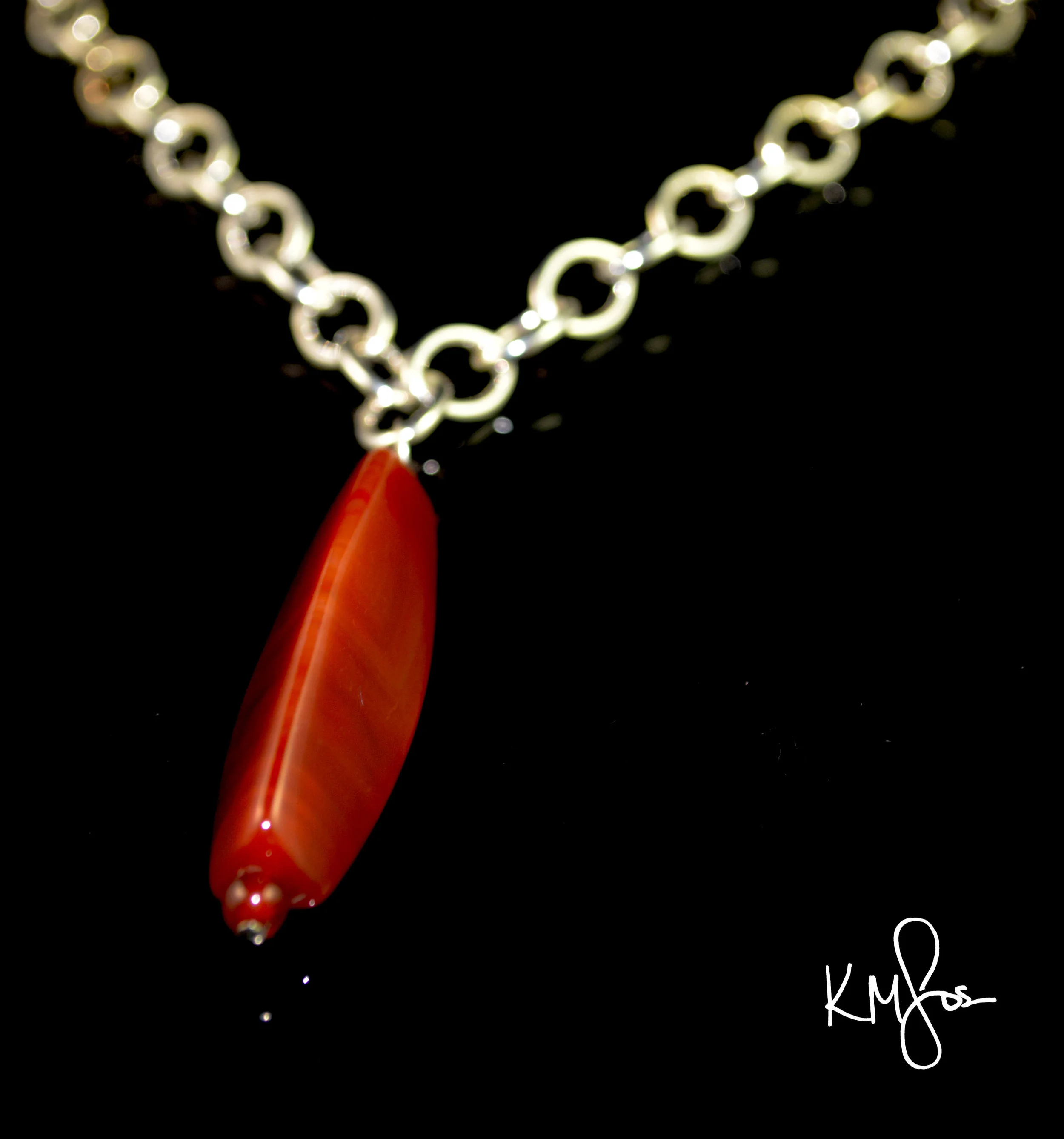 Carnelian on Heavy Sterling Silver