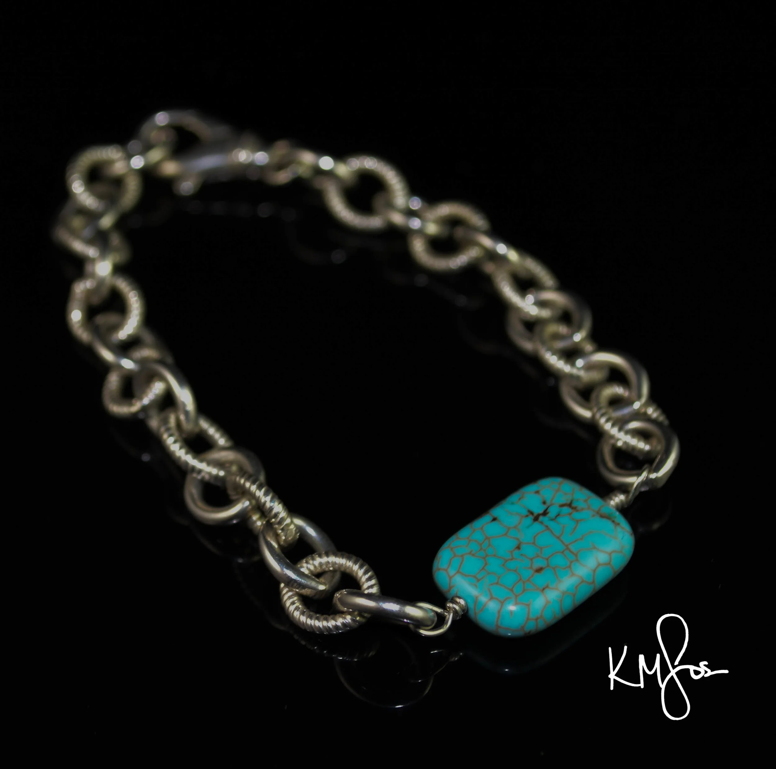 Turquoise on Heavy Sterling Silver