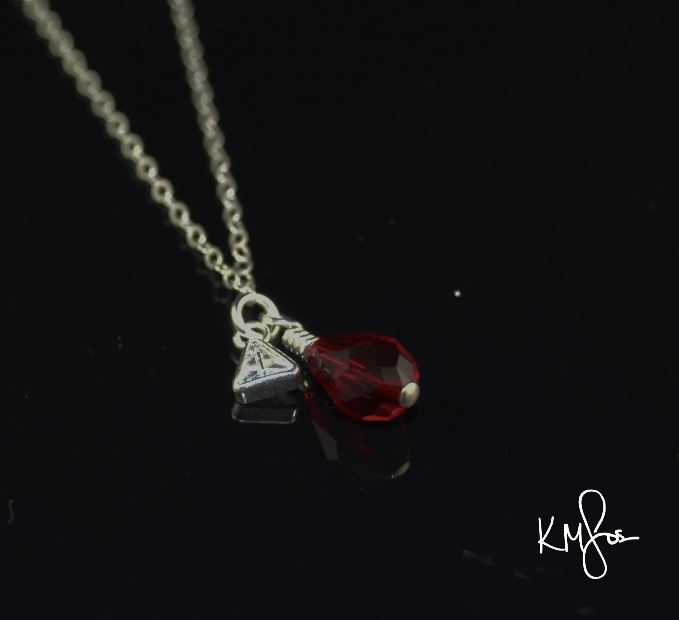 Red &amp; White Swarovski 