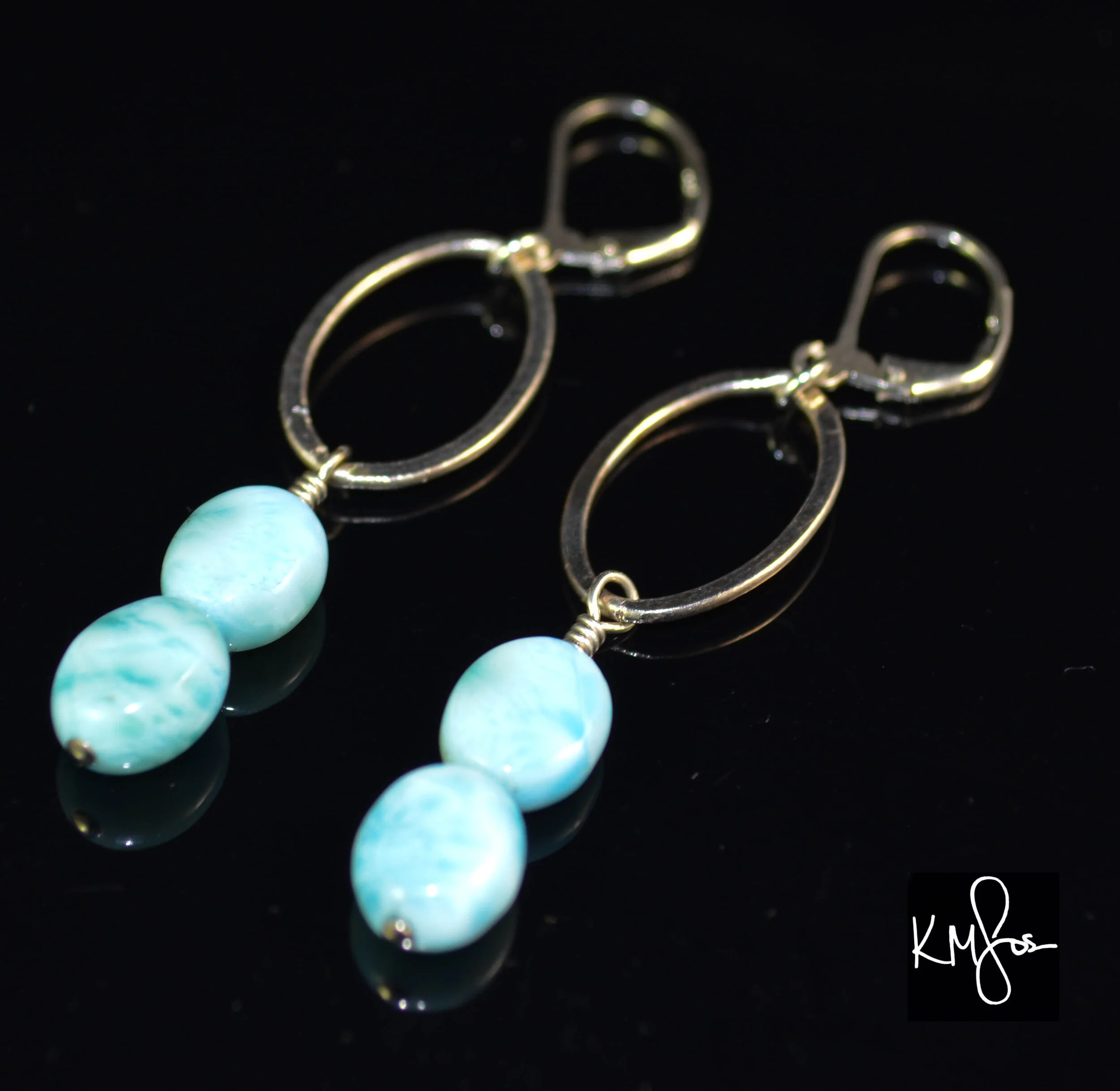 Larimar - Sterling Silver